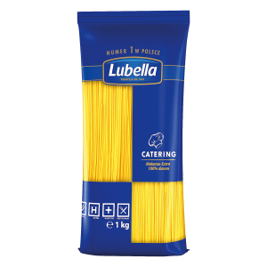 Lubella Catering Makaron Pszenny Bezjajeczny Spaghetti Duża Paczka 1kg X12